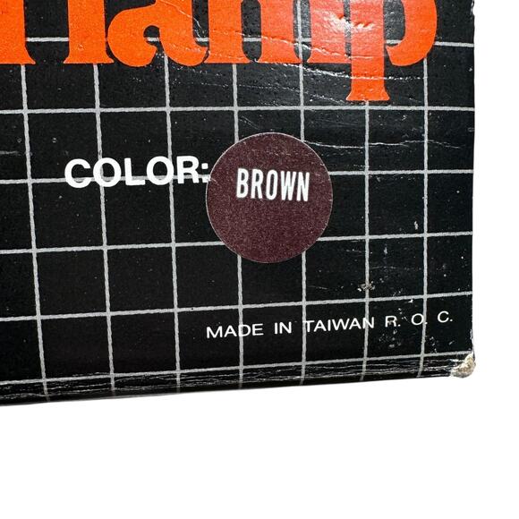 Vintage Swing Arm Desk Lamp DL4 Versatile Mounting Bracket Brown Adjustable New - Picture 6 of 7